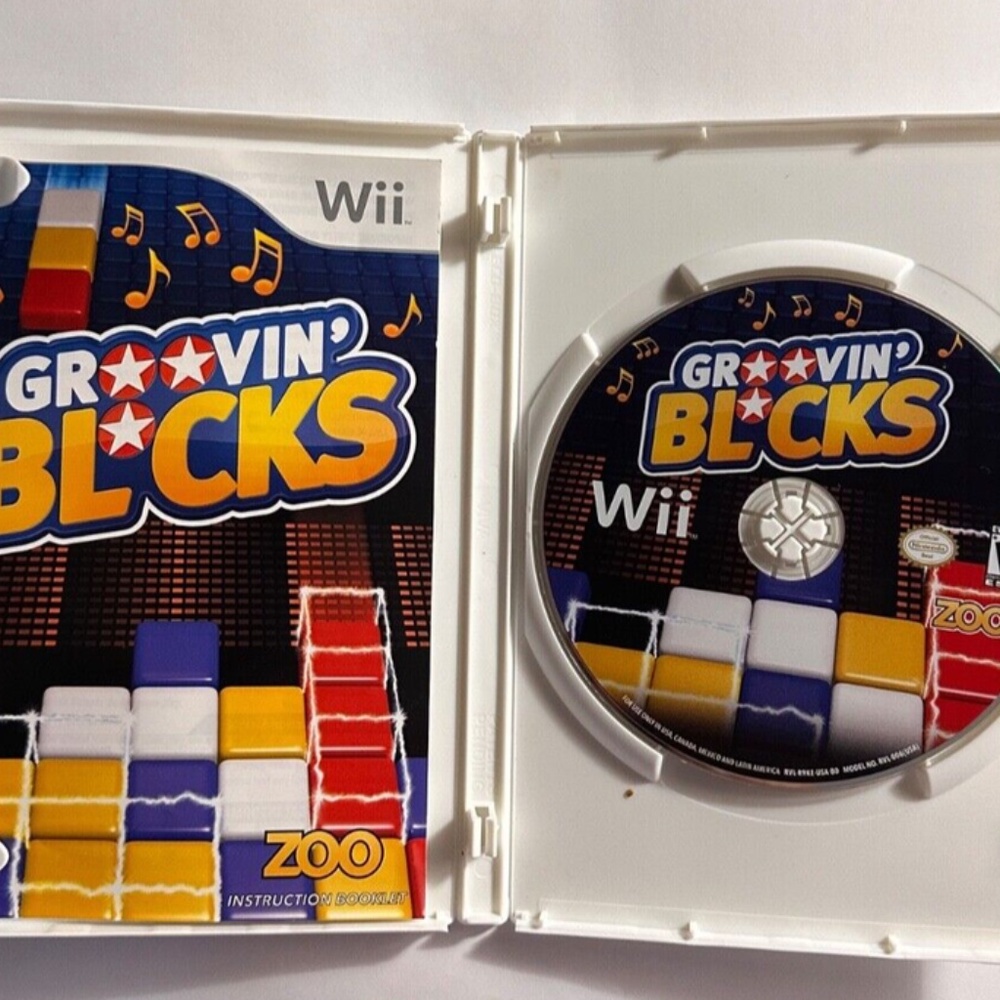 Nintendo Wii Groovin’ Blocks Game